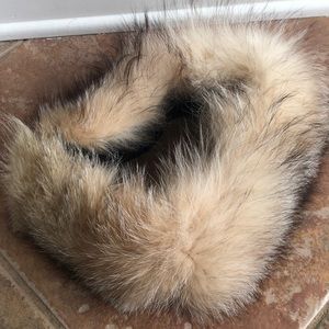Genuine fur headwrap
